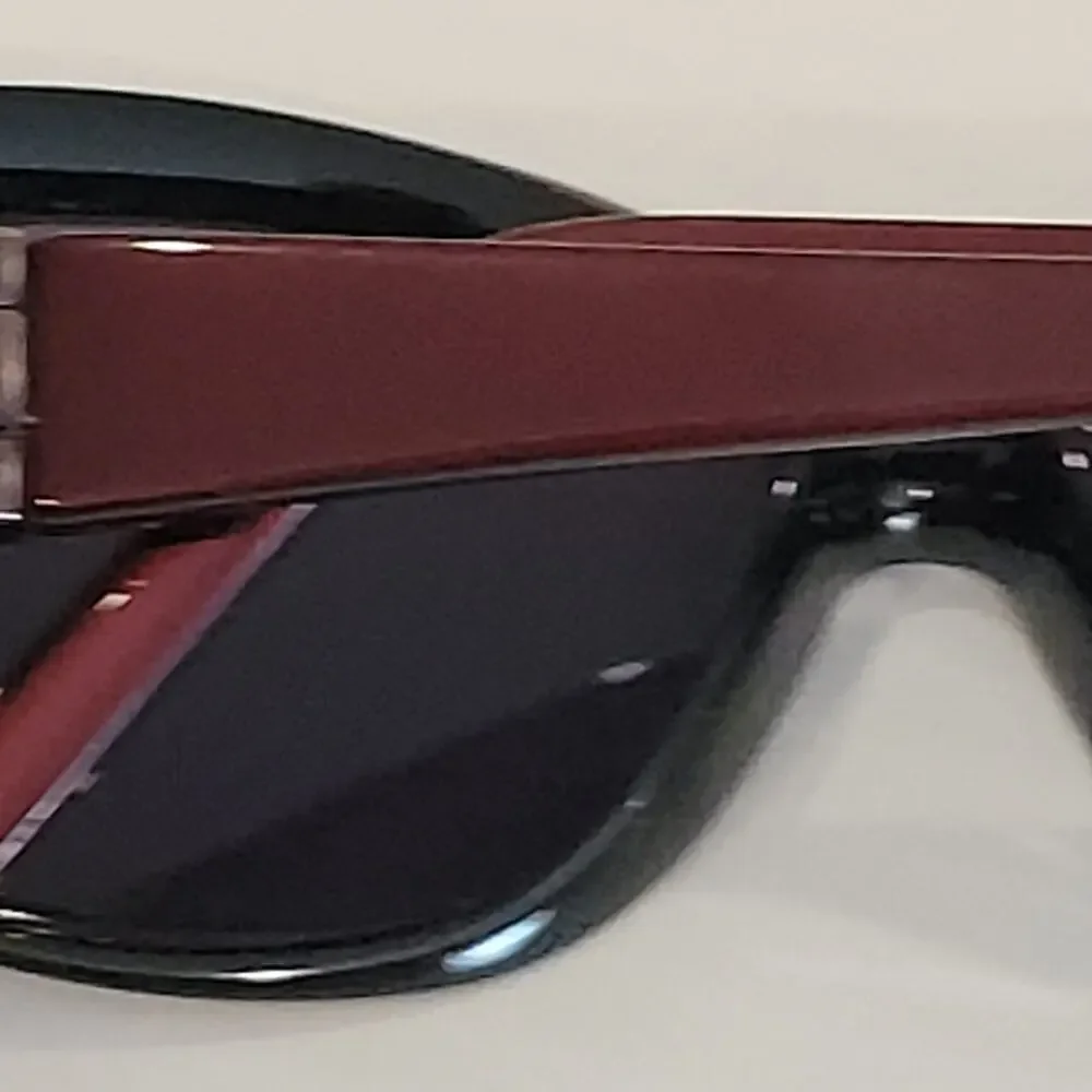 Womens sunglasses Escada B425 Maroon plastic frames gray lenses 58x15x135
